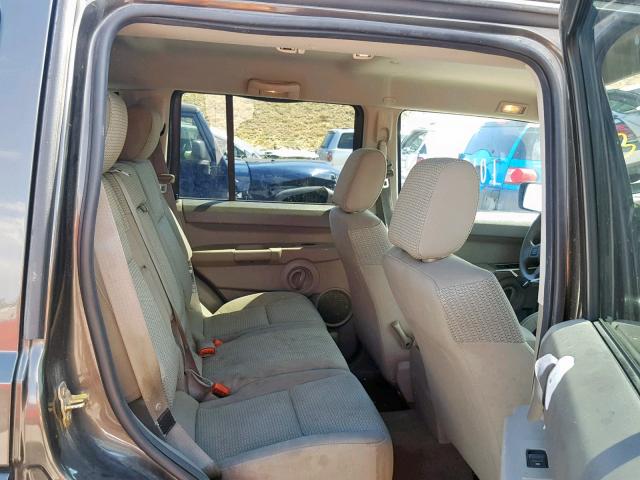 1J8HG48K96C238764 - 2006 JEEP COMMANDER 棕色 照片 6