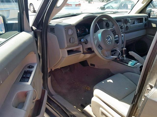 1J8HG48K96C238764 - 2006 JEEP COMMANDER 棕色 照片 9