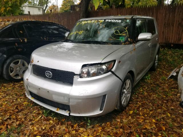 JTLKE50E481032706 - 2008 TOYOTA SCION XB Сұр фото 2