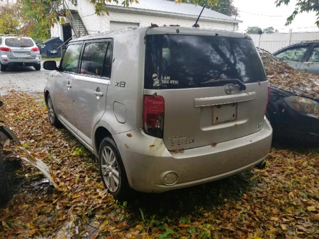 JTLKE50E481032706 - 2008 TOYOTA SCION XB Сұр фото 3