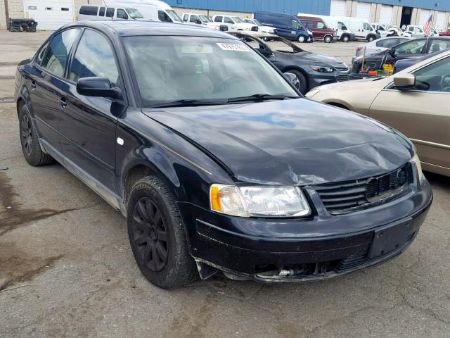 WVWAH63B91P024870 - 2001 VOLKSWAGEN PASSAT GLS BLACK photo 1