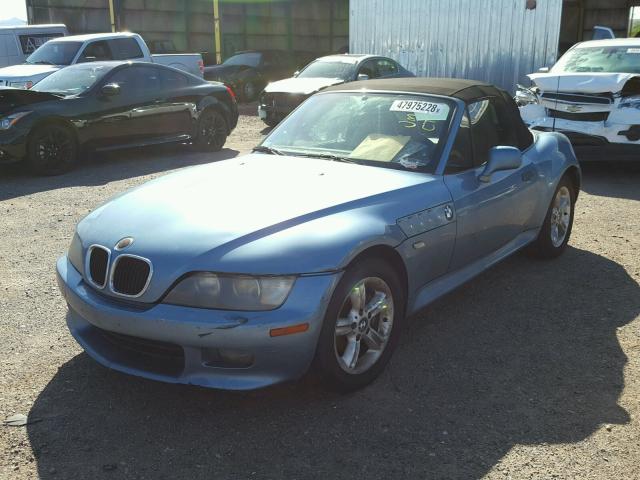 WBACN33411LK49032 - 2001 BMW Z3 2.5 BLUE photo 2