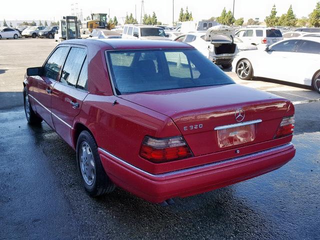 WDBEA32E5RC143100 - 1994 MERCEDES-BENZ E 320 RED photo 3