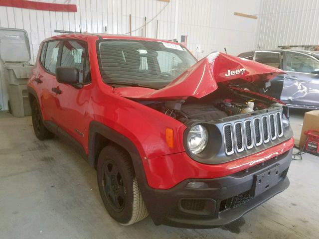ZACCJAAT6FPB47368 - 2015 JEEP RENEGADE S RED photo 1
