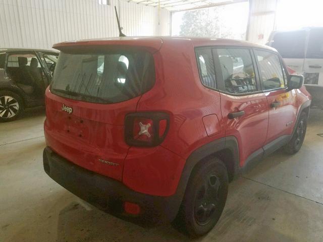 ZACCJAAT6FPB47368 - 2015 JEEP RENEGADE S RED photo 4
