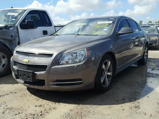 1G1ZC5E01CF315324 - 2012 CHEVROLET MALIBU 1LT BEIGE photo 2