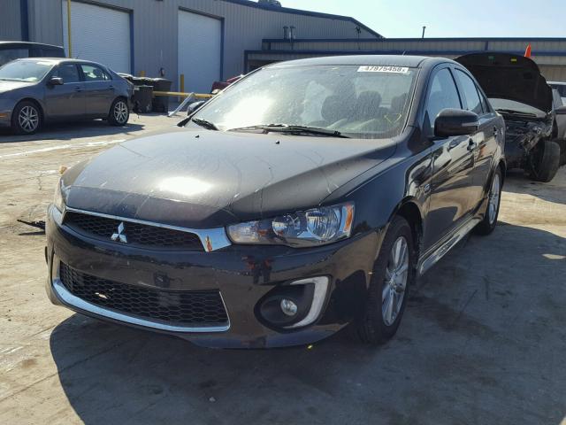 JA32U2FU1GU009469 - 2016 MITSUBISHI LANCER ES BLACK photo 2