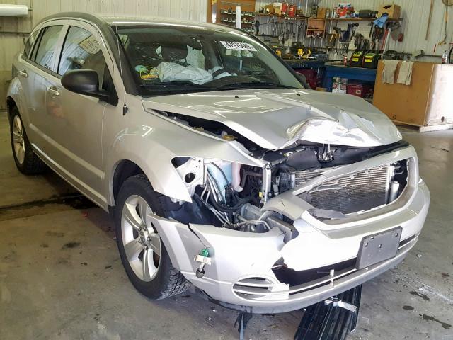 1B3CB4HA2AD668051 - 2010 DODGE CALIBER SX SILVER photo 1