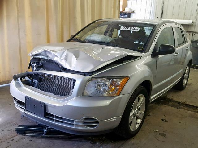 1B3CB4HA2AD668051 - 2010 DODGE CALIBER SX SILVER photo 2