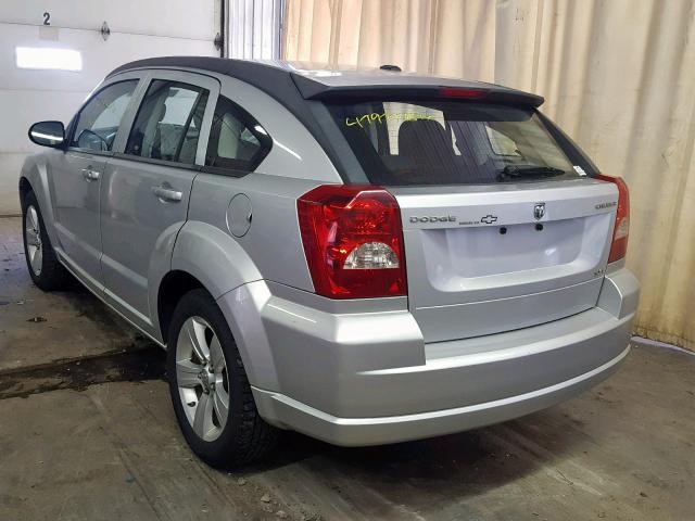 1B3CB4HA2AD668051 - 2010 DODGE CALIBER SX SILVER photo 3