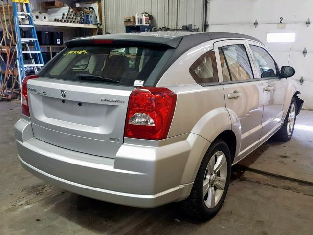 1B3CB4HA2AD668051 - 2010 DODGE CALIBER SX SILVER photo 4