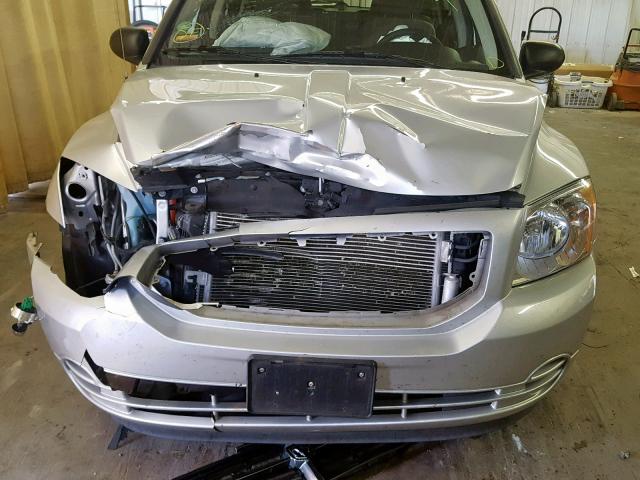 1B3CB4HA2AD668051 - 2010 DODGE CALIBER SX SILVER photo 9