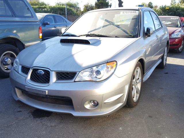 JF1GD74687H506395 - 2007 SUBARU IMPREZA WR SILVER photo 2