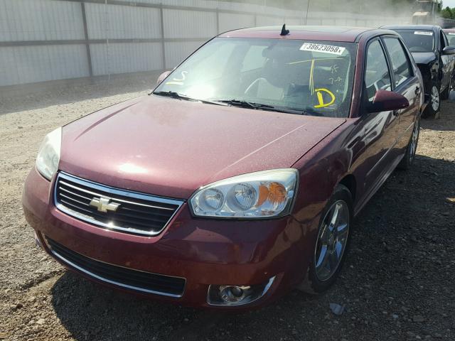 1G1ZU67N57F262306 - 2007 CHEVROLET MALIBU MAX მუქწითელი ფოტო 2
