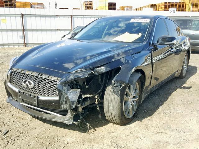 JN1BV7AP4FM355384 - 2015 INFINITI Q50 BASE BLACK photo 2