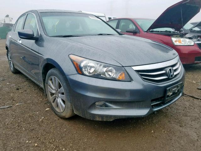 1HGCP3F82BA016772 - 2011 HONDA ACCORD EXL GRAY photo 1