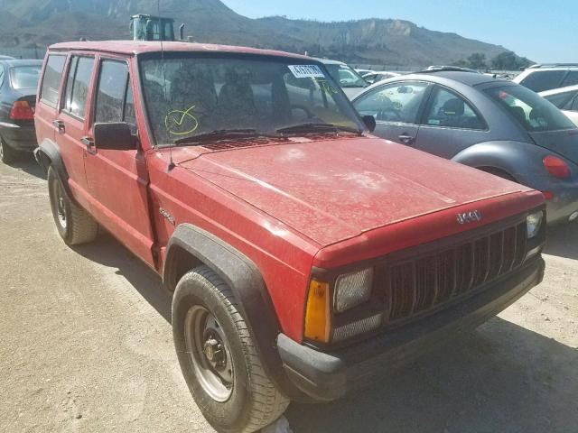 1J4FJ28S9TL226429 - 1996 JEEP CHEROKEE S RED photo 1