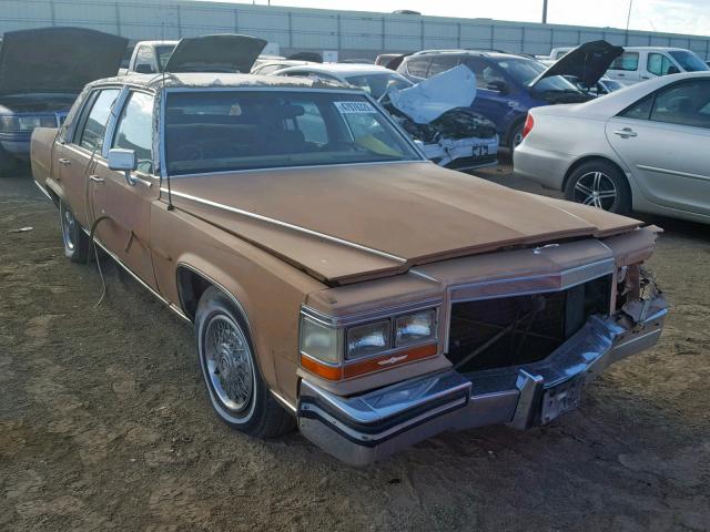 1G6DW51Y1J9732459 - 1988 CADILLAC BROUGHAM BROWN photo 1