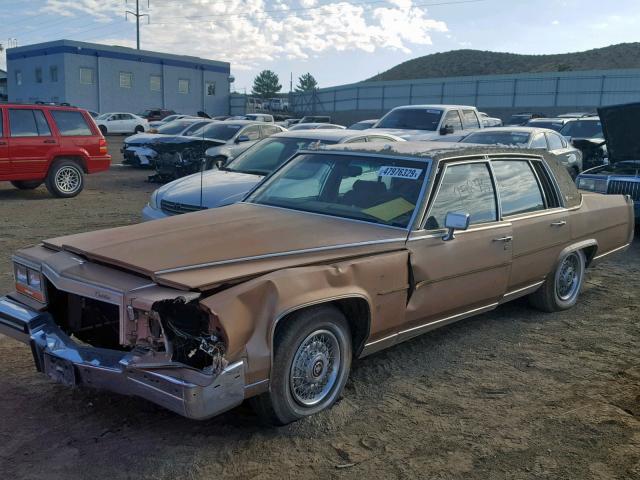 1G6DW51Y1J9732459 - 1988 CADILLAC BROUGHAM BROWN photo 2