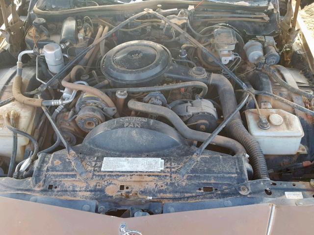 1G6DW51Y1J9732459 - 1988 CADILLAC BROUGHAM BROWN photo 7