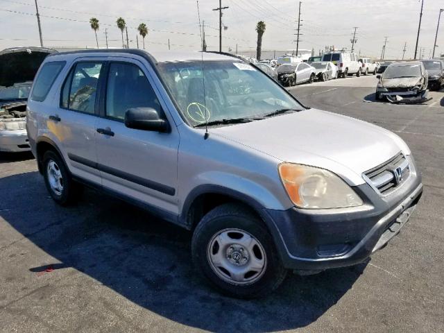 JHLRD68454C005837 - 2004 HONDA CR-V LX GRAY photo 1