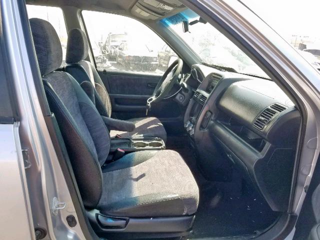 JHLRD68454C005837 - 2004 HONDA CR-V LX GRAY photo 5