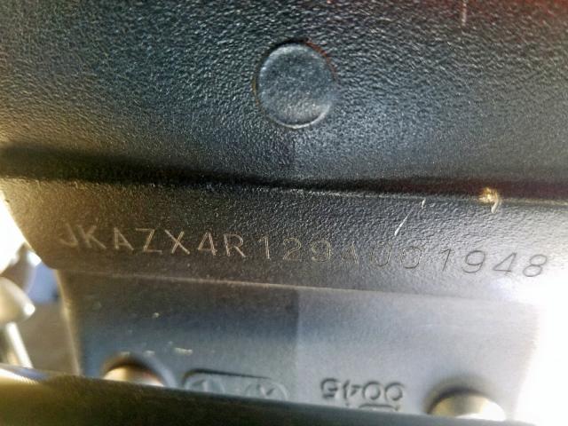 JKAZX4R129A001948 - 2009 KAWASAKI ZX600 R BLUE photo 10