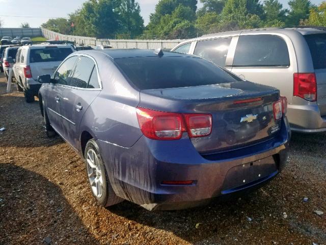 1G11C5SAXDF191811 - 2013 CHEVROLET MALIBU 1LT BLUE photo 3