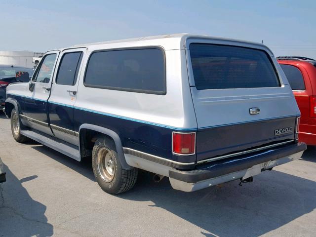 1GNER16K8LF145550 - 1990 CHEVROLET SUBURBAN R TWO TONE photo 3