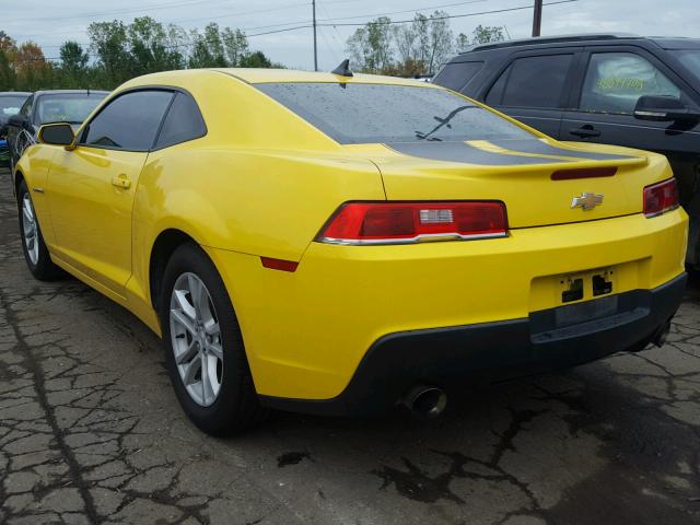 2G1FB1E3XF9286511 - 2015 CHEVROLET CAMARO LS YELLOW photo 3