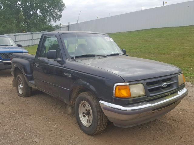 1FTCR10A6VPA78153 - 1997 FORD RANGER BLACK photo 1