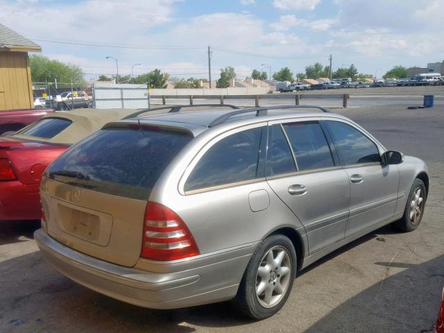 WDBRH61J43F311893 - 2003 MERCEDES-BENZ C 240 SPOR SILVER photo 4