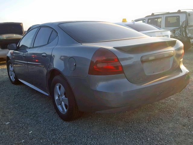 2G2WP552671106016 - 2007 PONTIAC GRAND PRIX CHARCOAL photo 3