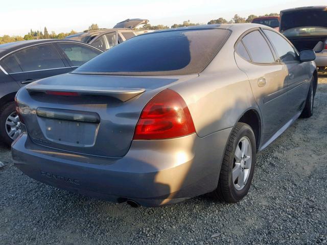 2G2WP552671106016 - 2007 PONTIAC GRAND PRIX CHARCOAL photo 4