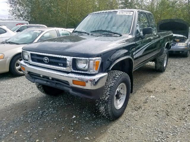 JT4VN13G5P5123733 - 1993 TOYOTA PICKUP 1/2 BLACK photo 2