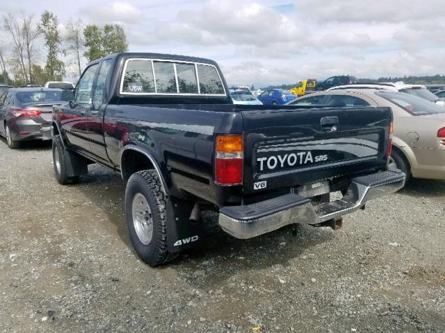 JT4VN13G5P5123733 - 1993 TOYOTA PICKUP 1/2 BLACK photo 3