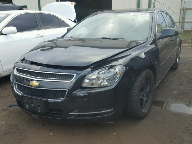 1G1ZH57K294243621 - 2009 CHEVROLET MALIBU 1LT შავი ფოტო 2