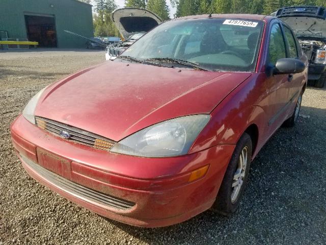 1FAFP33P84W178859 - 2004 FORD FOCUS LX RED photo 2