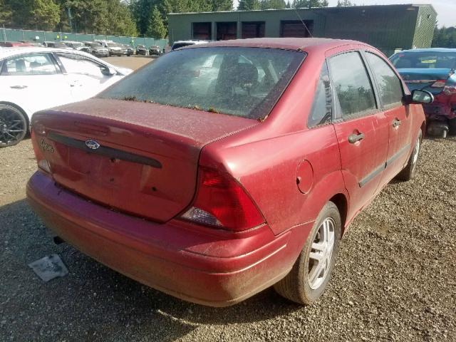 1FAFP33P84W178859 - 2004 FORD FOCUS LX RED photo 4