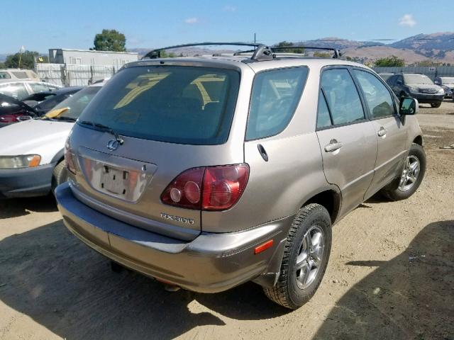 JT6HF10U0X0034192 - 1999 LEXUS RX 300 BROWN photo 4