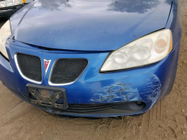 1G2ZH178764176065 - 2006 PONTIAC G6 GT BLUE photo 9