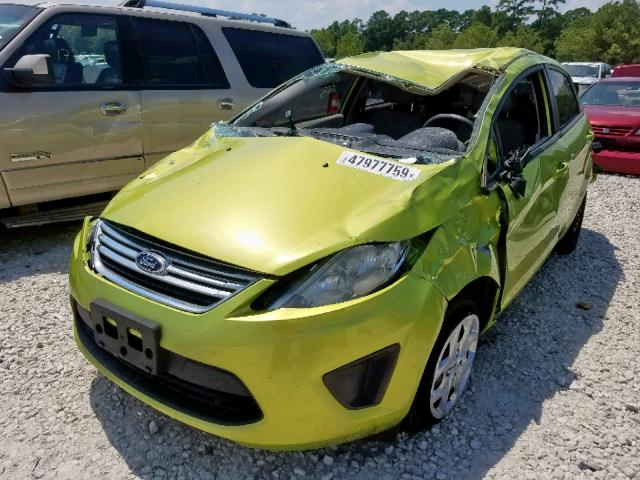 3FADP4BJ9DM214360 - 2013 FORD FIESTA SE GREEN photo 2