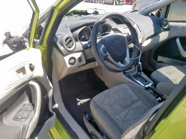 3FADP4BJ9DM214360 - 2013 FORD FIESTA SE GREEN photo 9