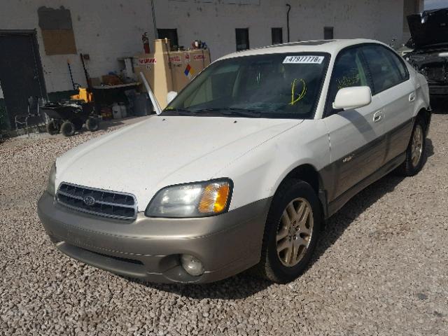 4S3BE686517215260 - 2001 SUBARU LEGACY OUT WHITE photo 2