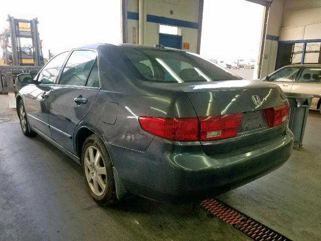 1HGCM66545A049048 - 2005 HONDA ACCORD EX GRAY photo 3