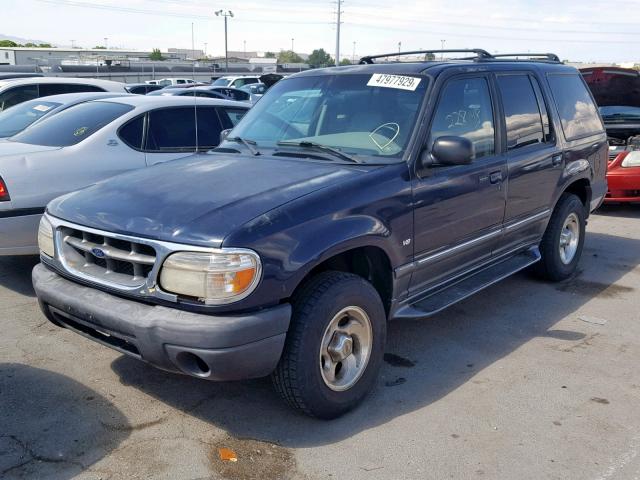 1FMZU35PXXZB53571 - 1999 FORD EXPLORER BLUE photo 2