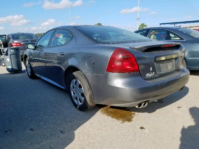 2G2WP522941299052 - 2004 PONTIAC GRAND PRIX GRAY photo 3
