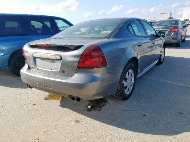 2G2WP522941299052 - 2004 PONTIAC GRAND PRIX GRAY photo 4
