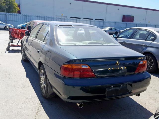 19UUA56761A012859 - 2001 ACURA 3.2TL GREEN photo 3