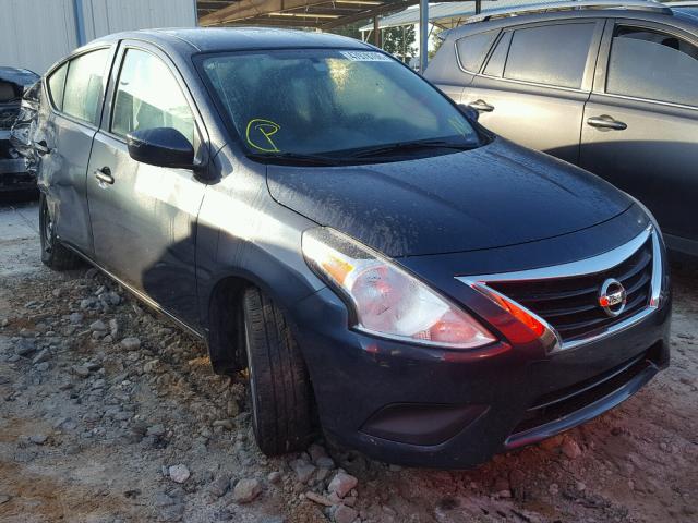 3N1CN7AP9HL825474 - 2017 NISSAN VERSA S BLUE photo 1